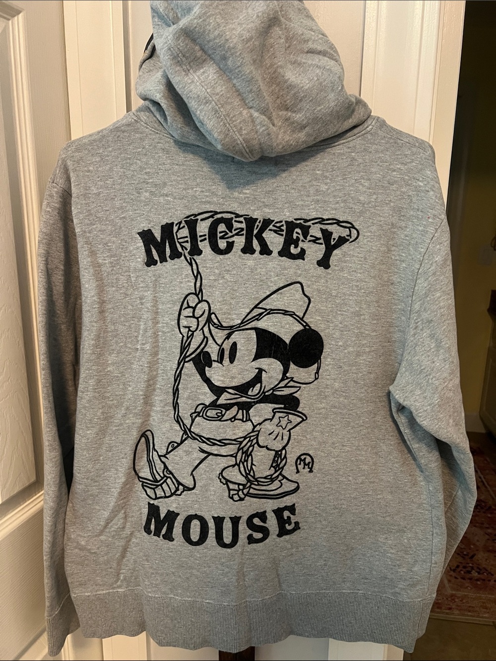 Disney Mickey Mouse Cowboy Unisex Zip Up Hoodie